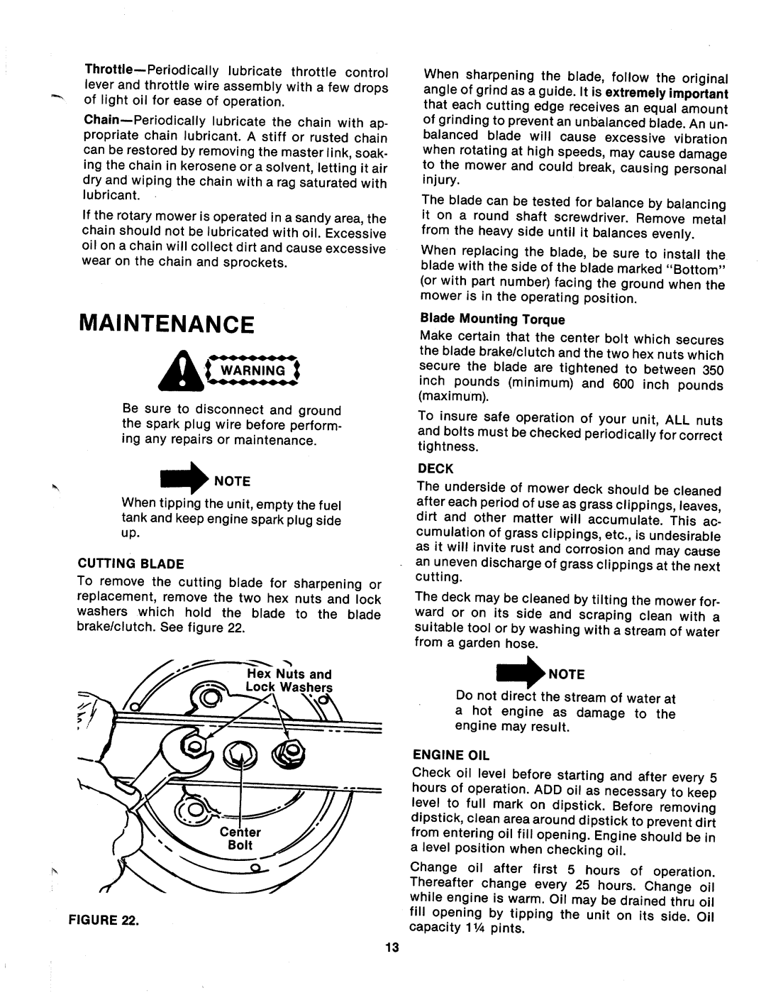 MTD 125-364-000 manual 