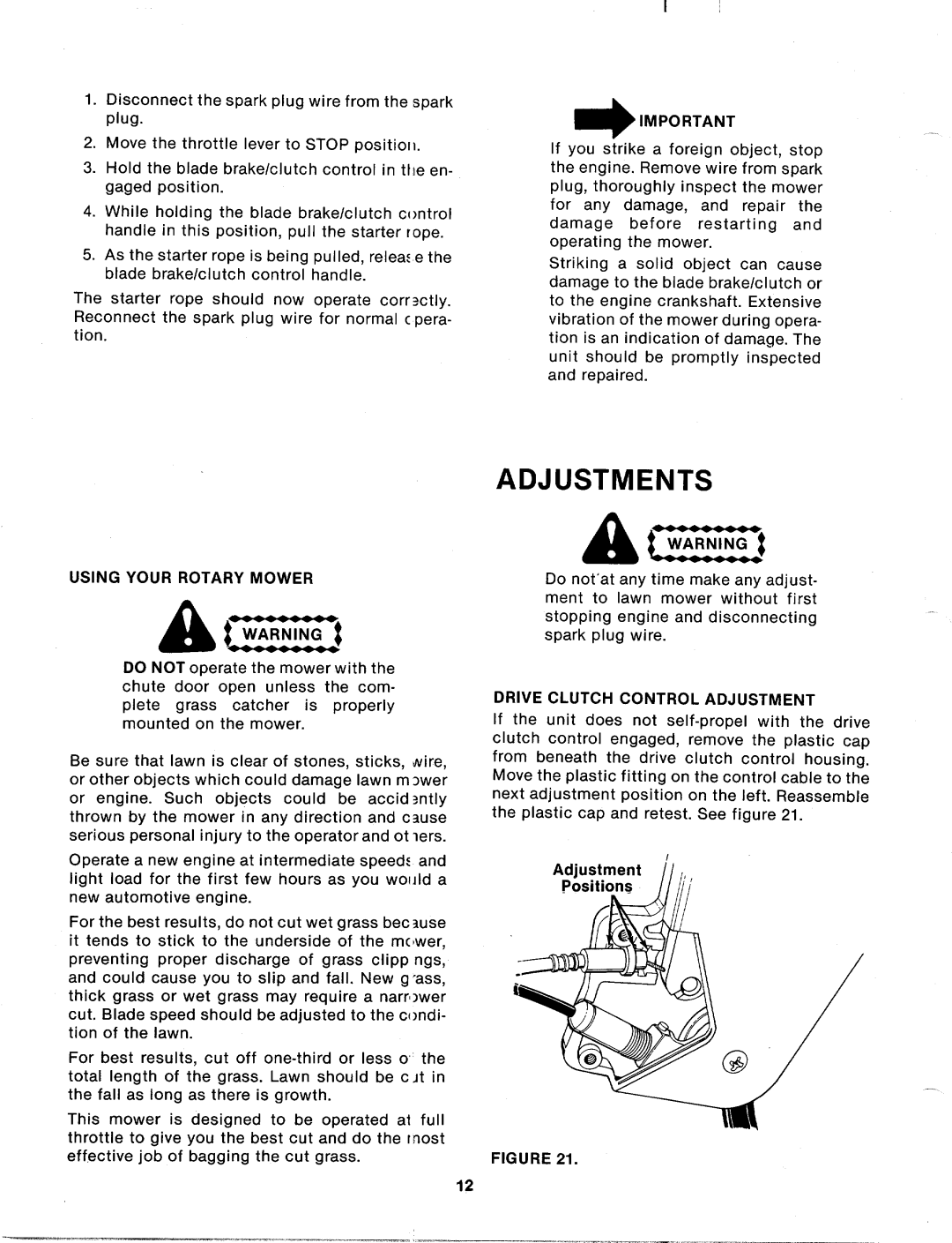 MTD 125-365-000 manual 