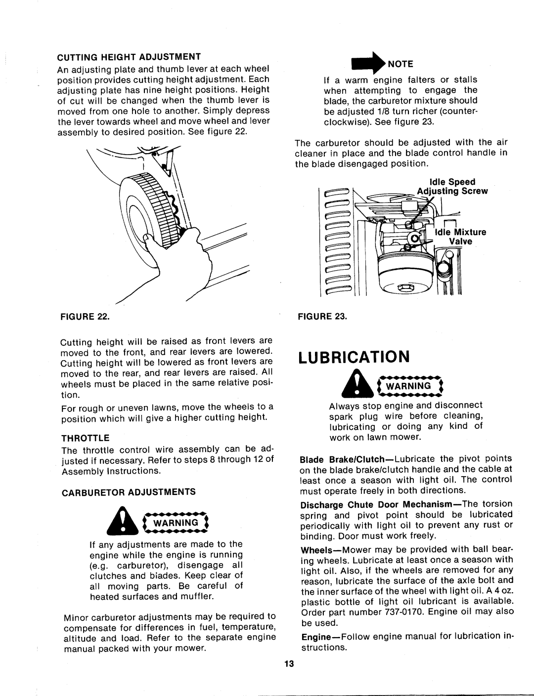 MTD 125-365-000 manual 