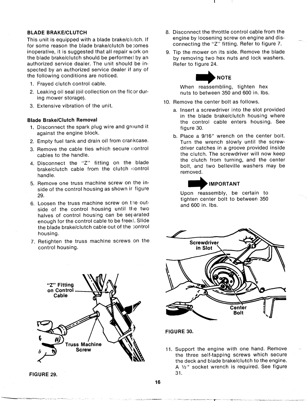 MTD 125-365-000 manual 