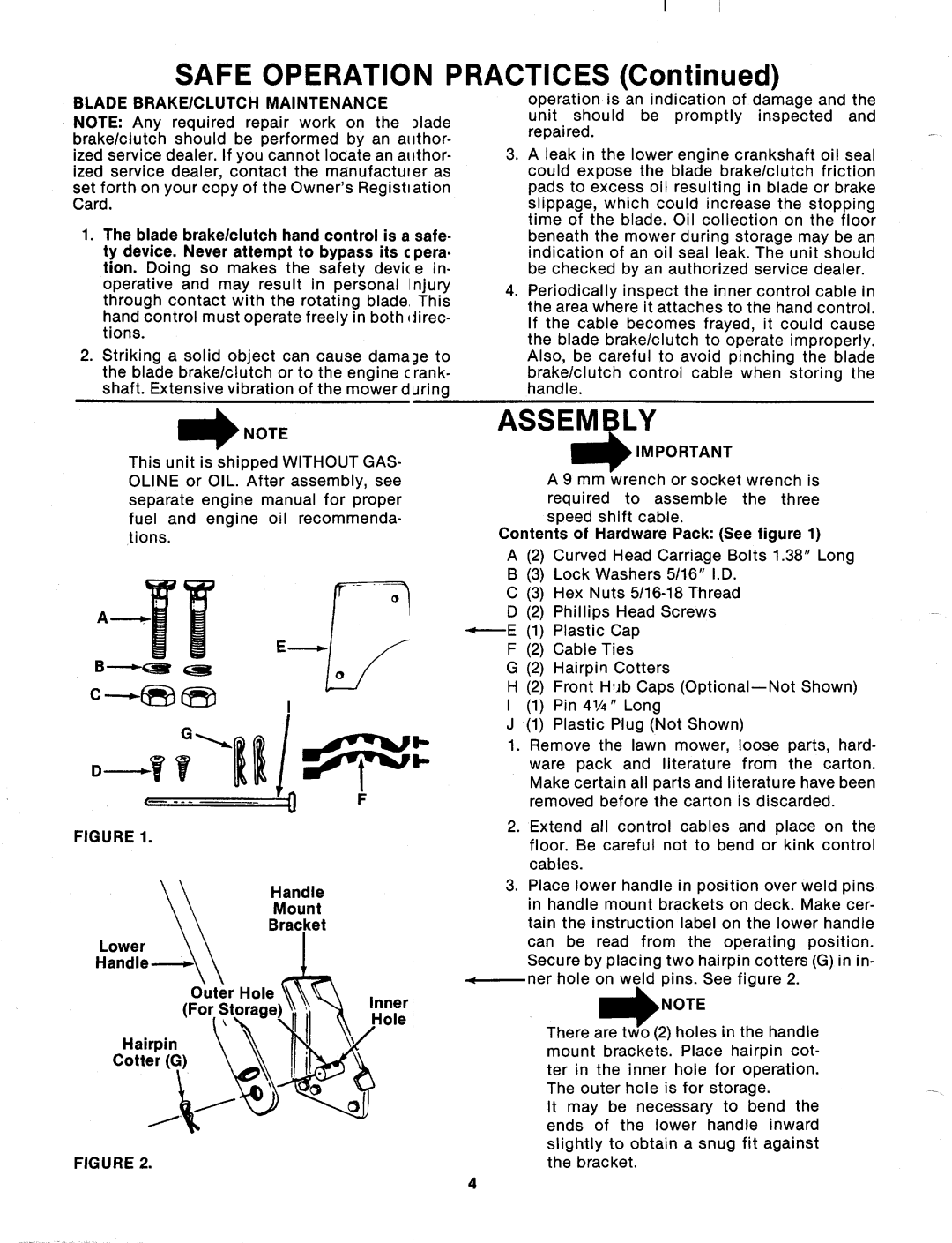 MTD 125-365-000 manual 