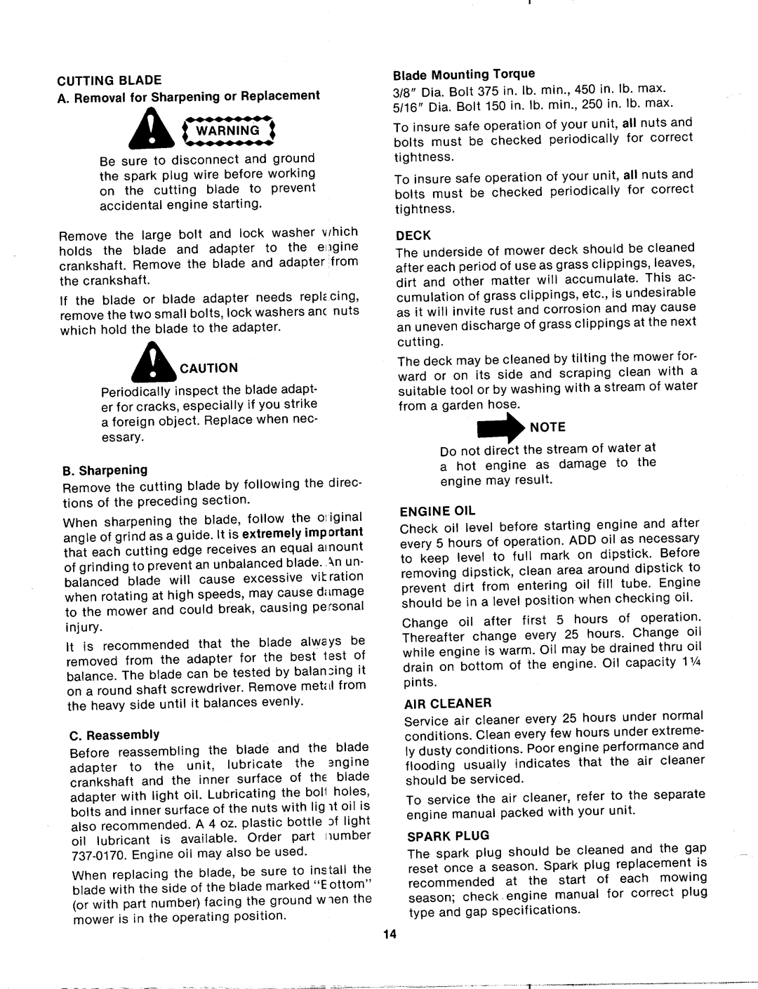 MTD 125-366-000 manual 