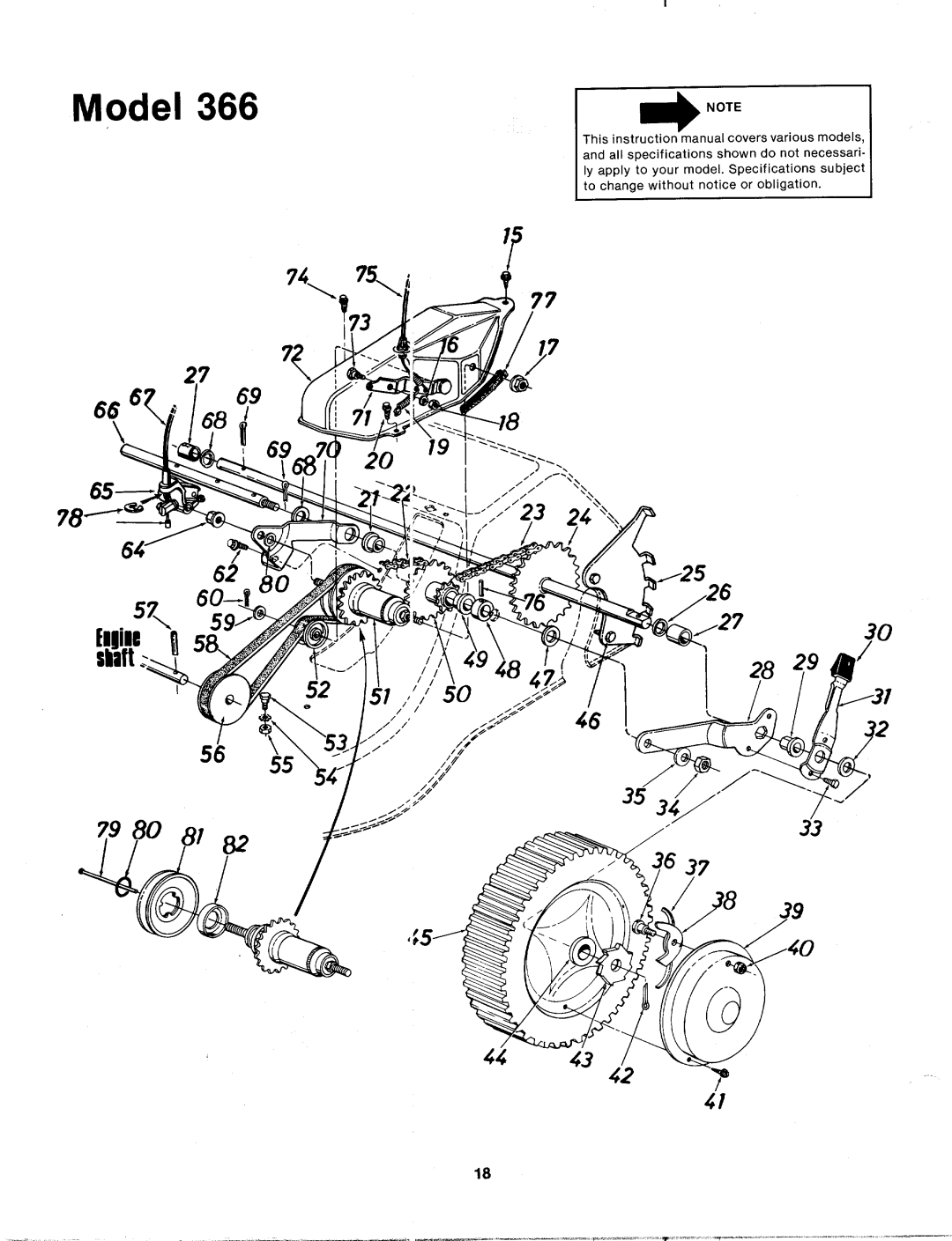 MTD 125-366-000 manual 