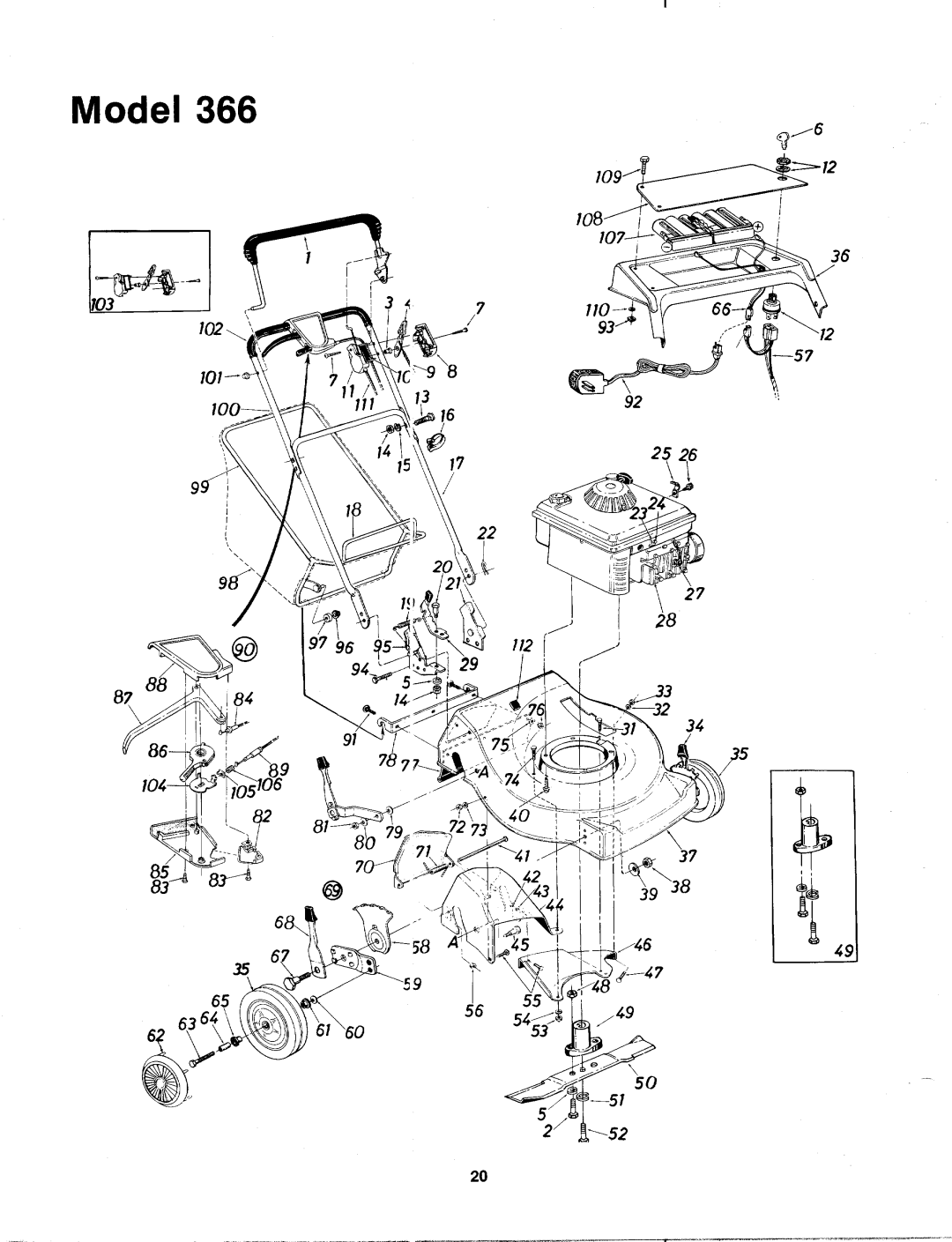 MTD 125-366-000 manual 