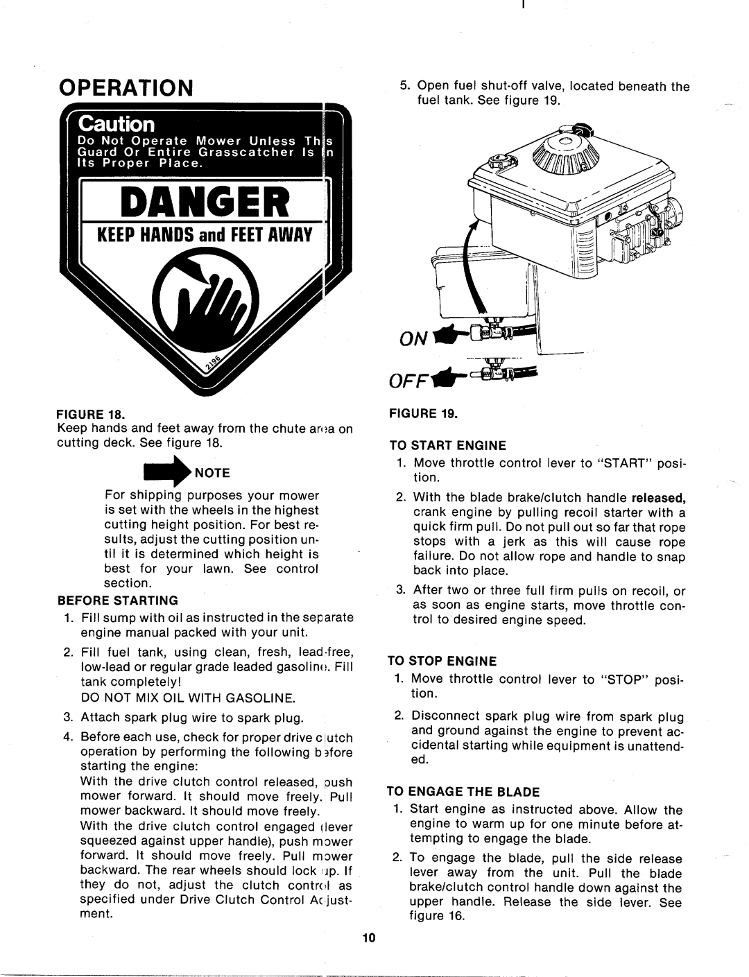 MTD 125-374-000 manual 