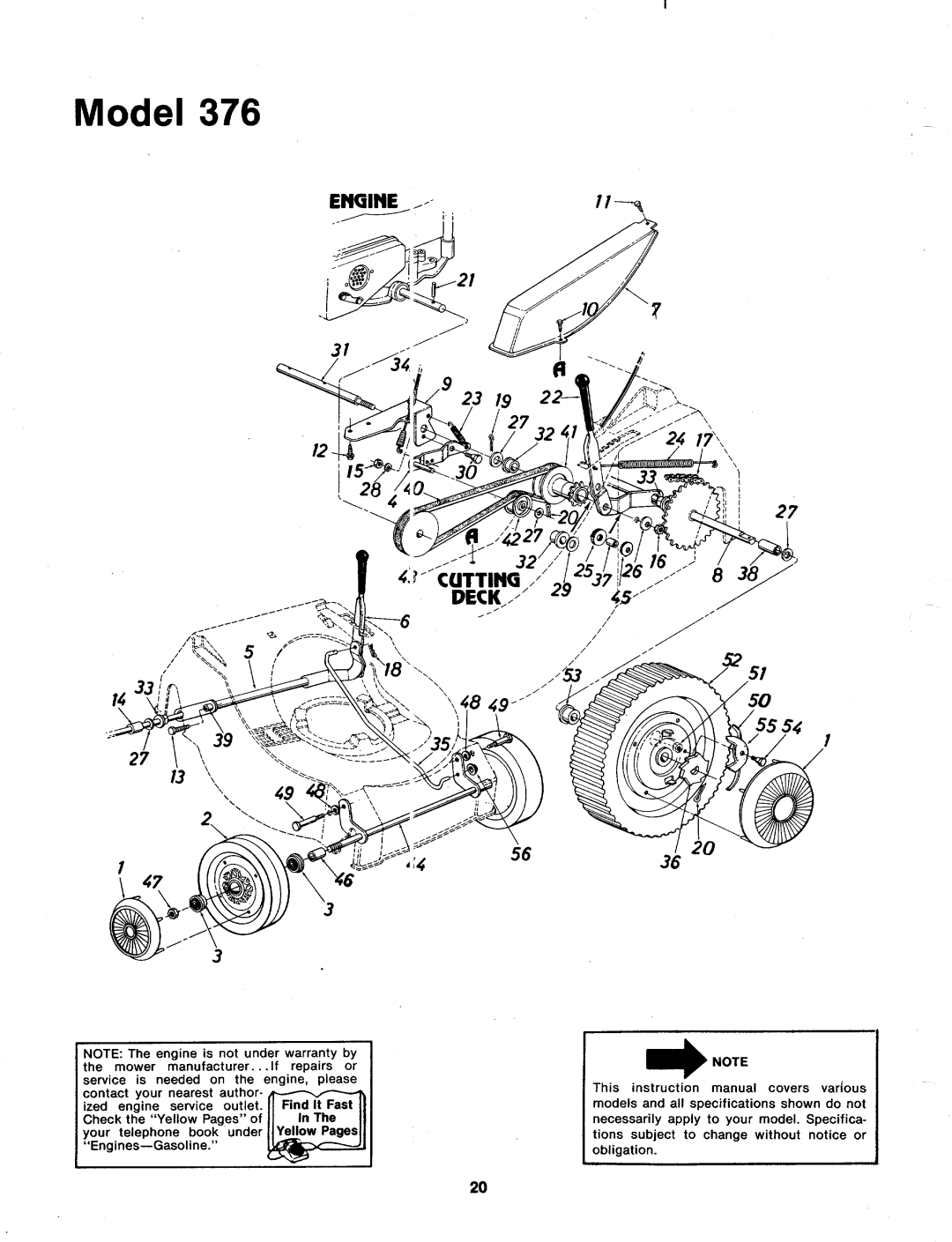 MTD 125-376-000 manual 