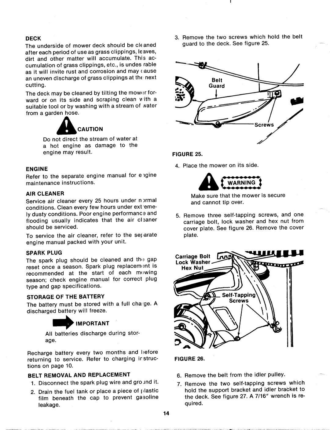 MTD 125-376-000 manual 