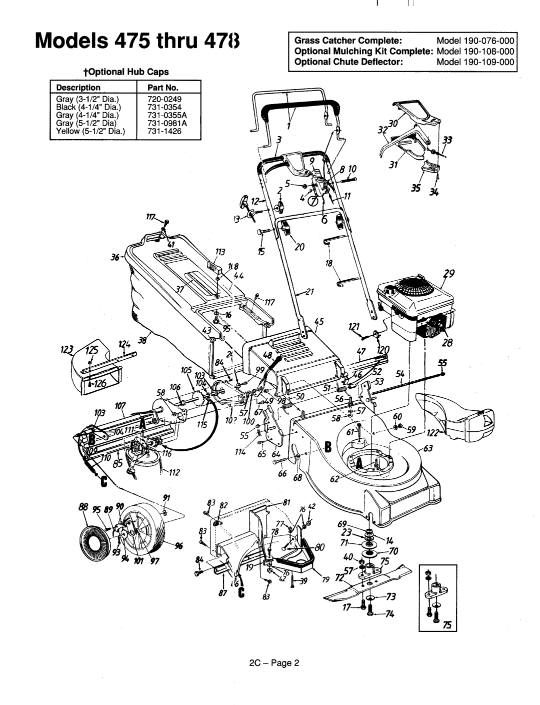 MTD 125-528C000, 125-528P000, 125-487G000, 125-488R000, 125-478R000 manual 