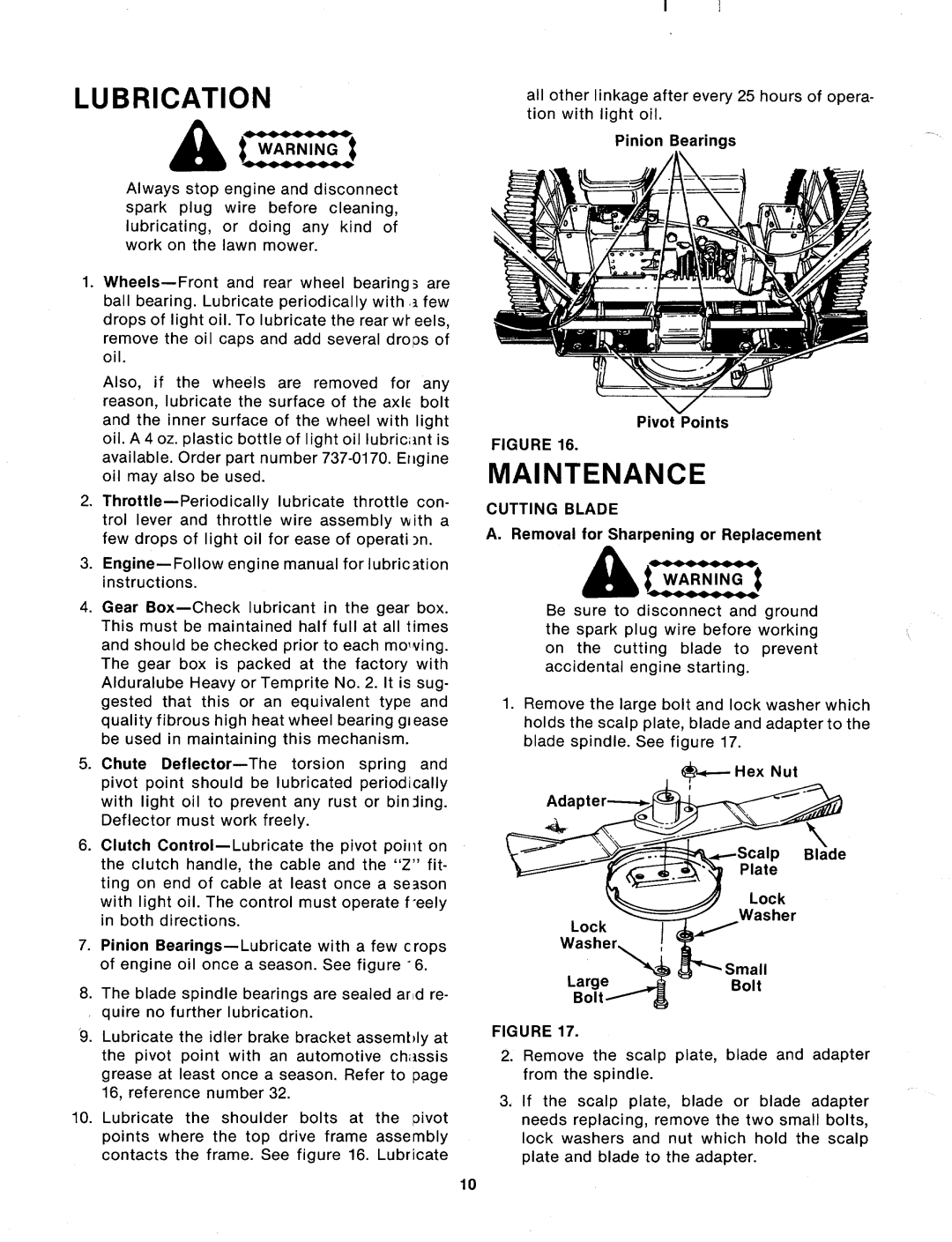 MTD 125-553-000 manual 