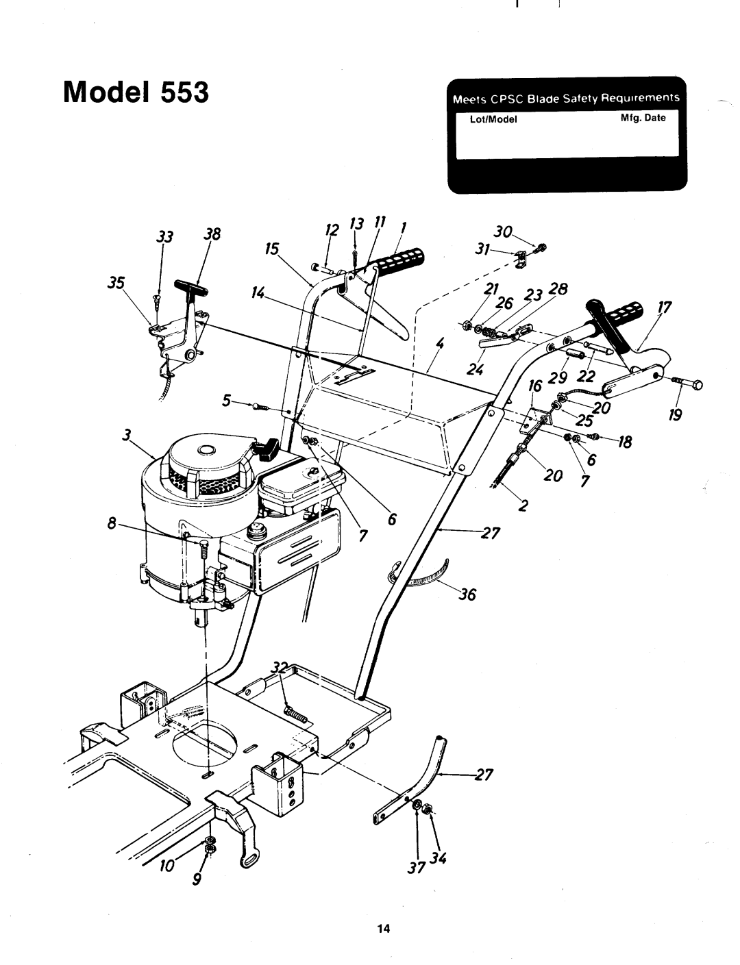 MTD 125-553-000 manual 