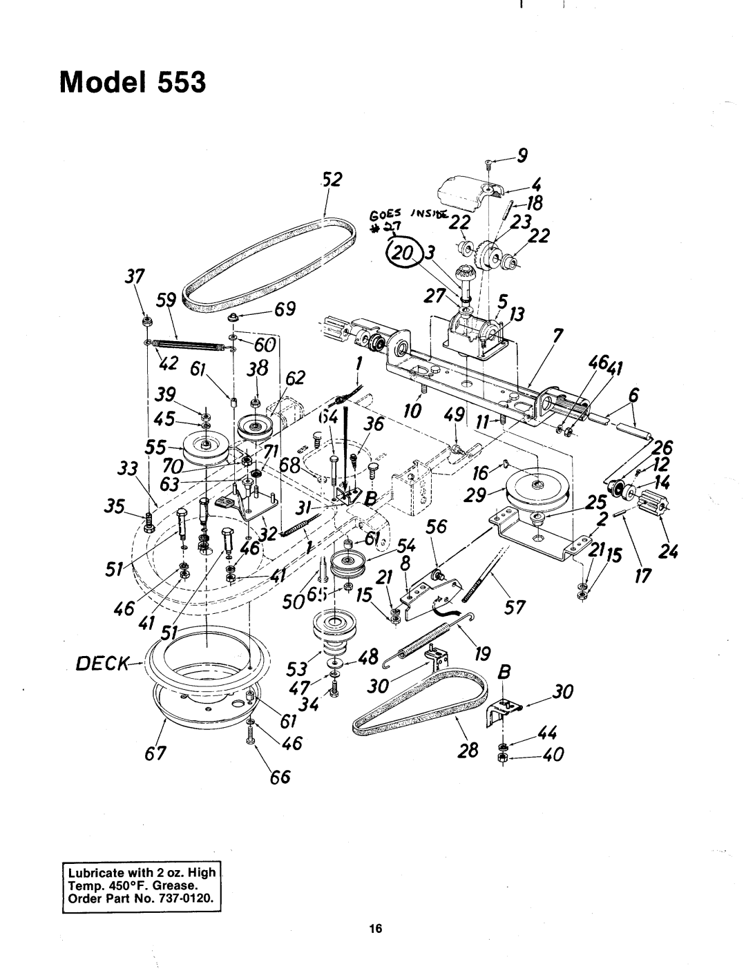 MTD 125-553-000 manual 