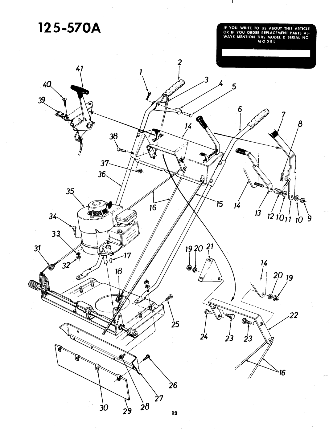 MTD 125-570A manual 