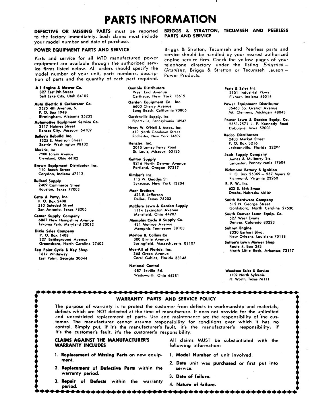 MTD 125-570A manual 