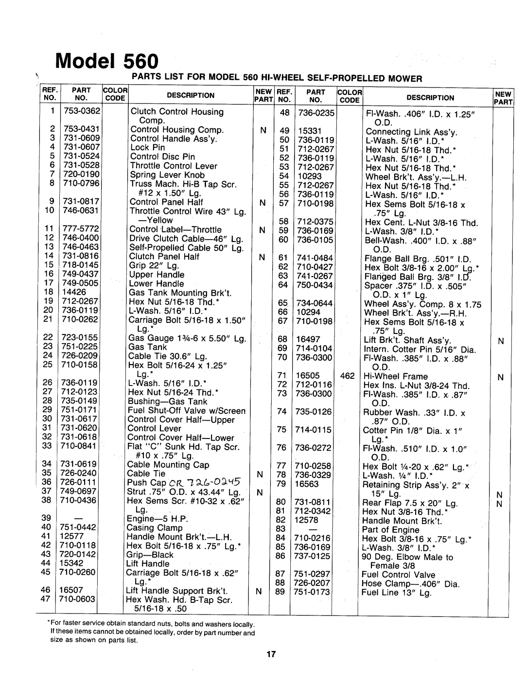 MTD 126-560-000, 12560C manual 