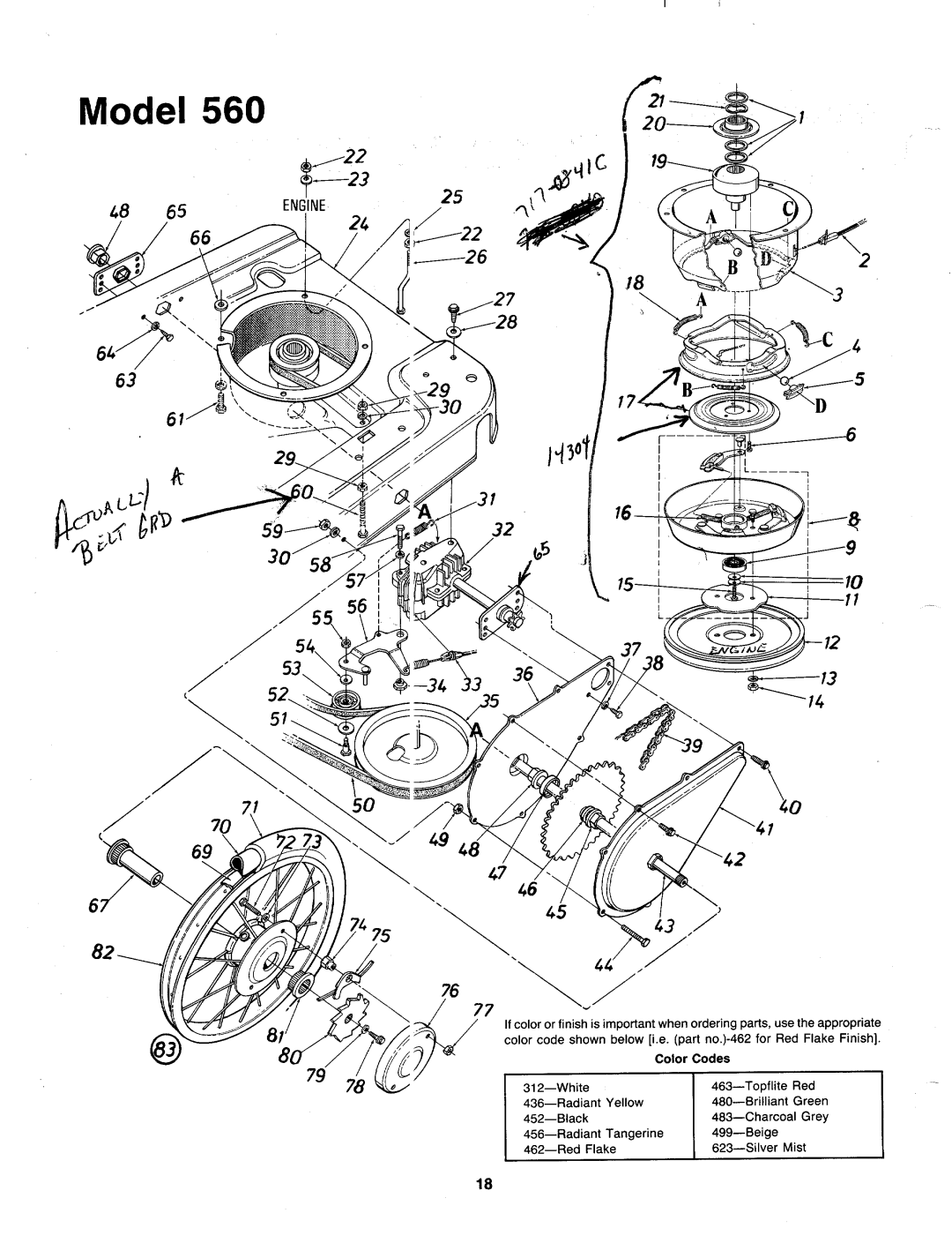 MTD 12560C, 126-560-000 manual 