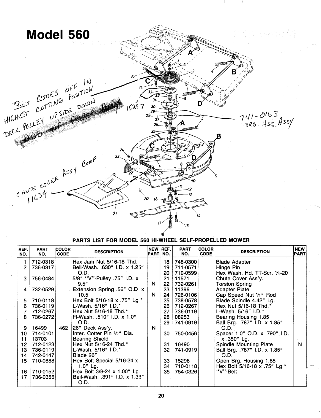 MTD 12560C, 126-560-000 manual 