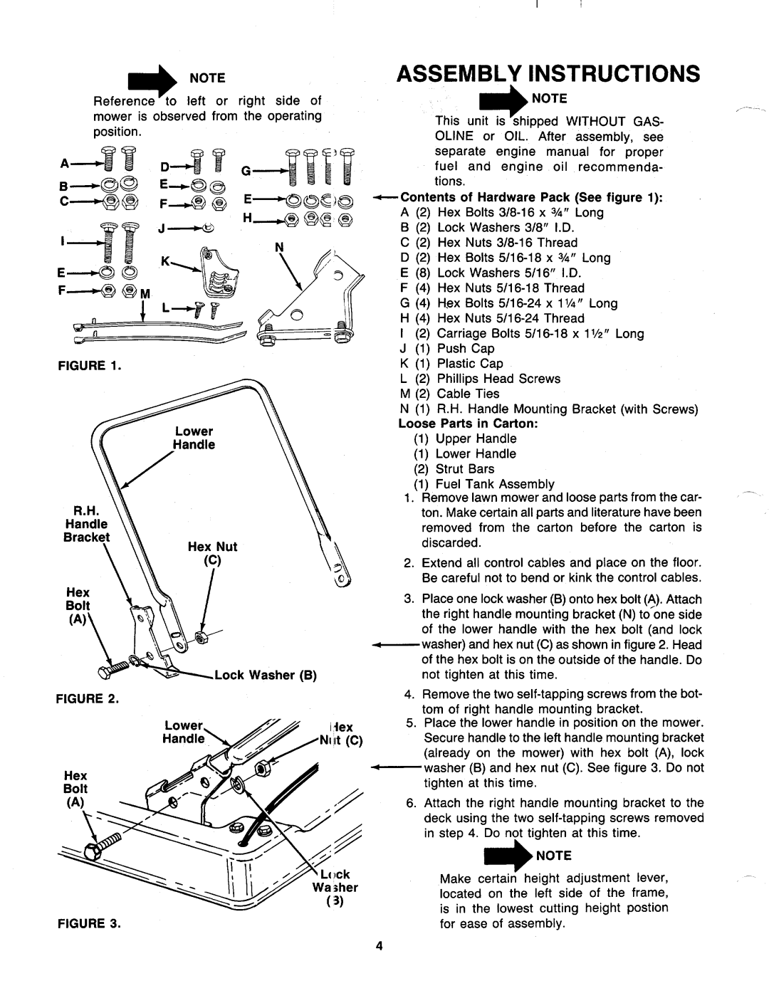 MTD 12560C, 126-560-000 manual 