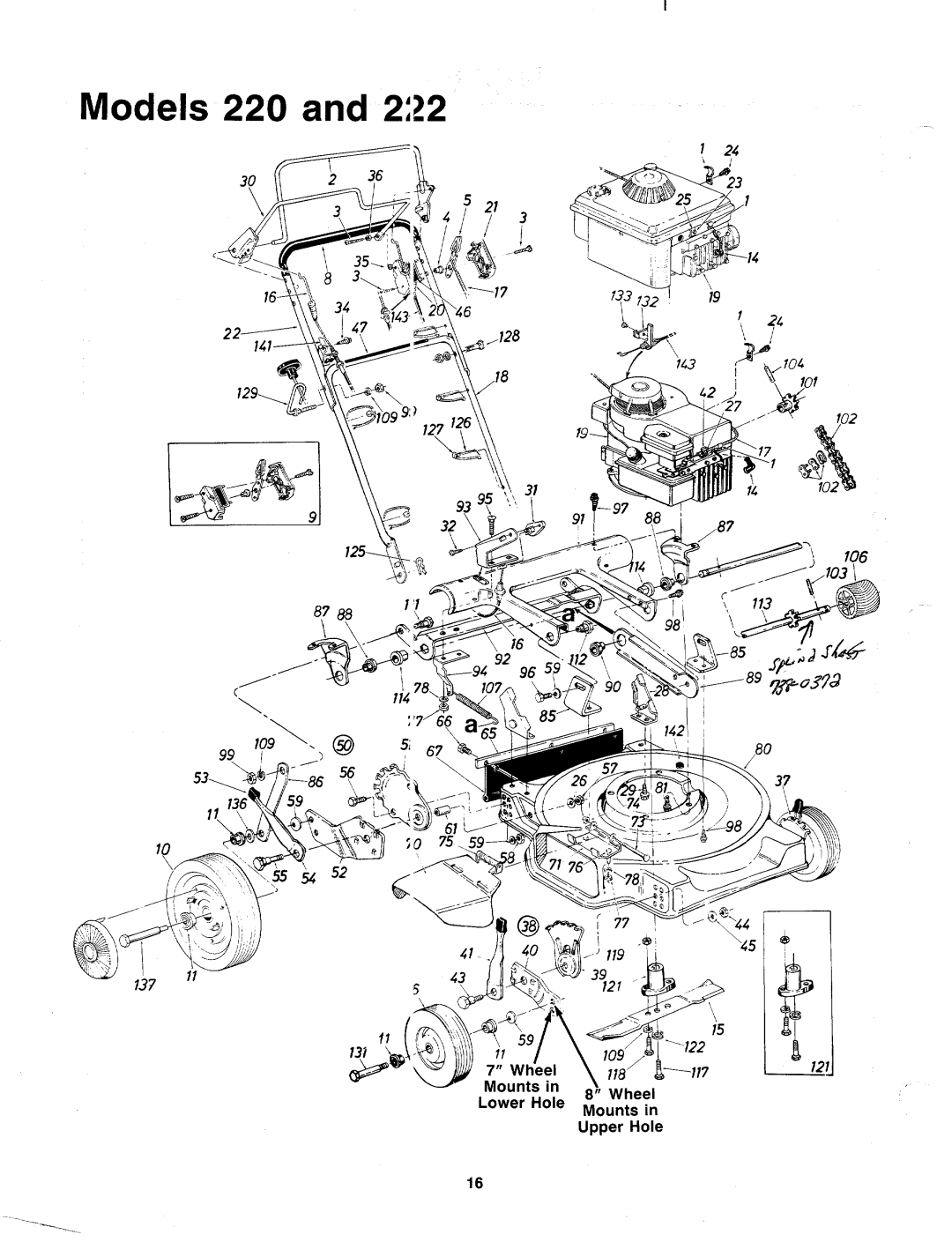 MTD 126-222-000, 126-220-000 manual 