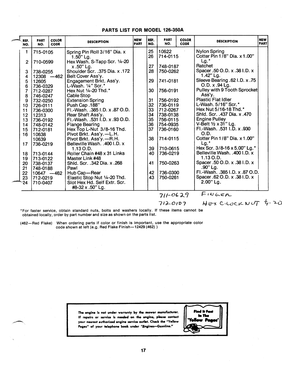 MTD 126-350A manual 