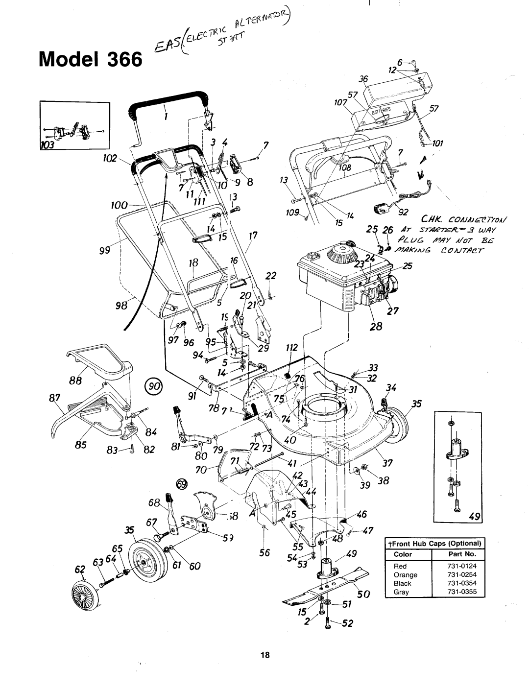 MTD 126-366-000 manual 