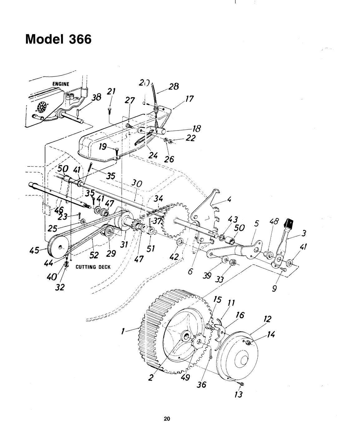 MTD 126-366-000 manual 