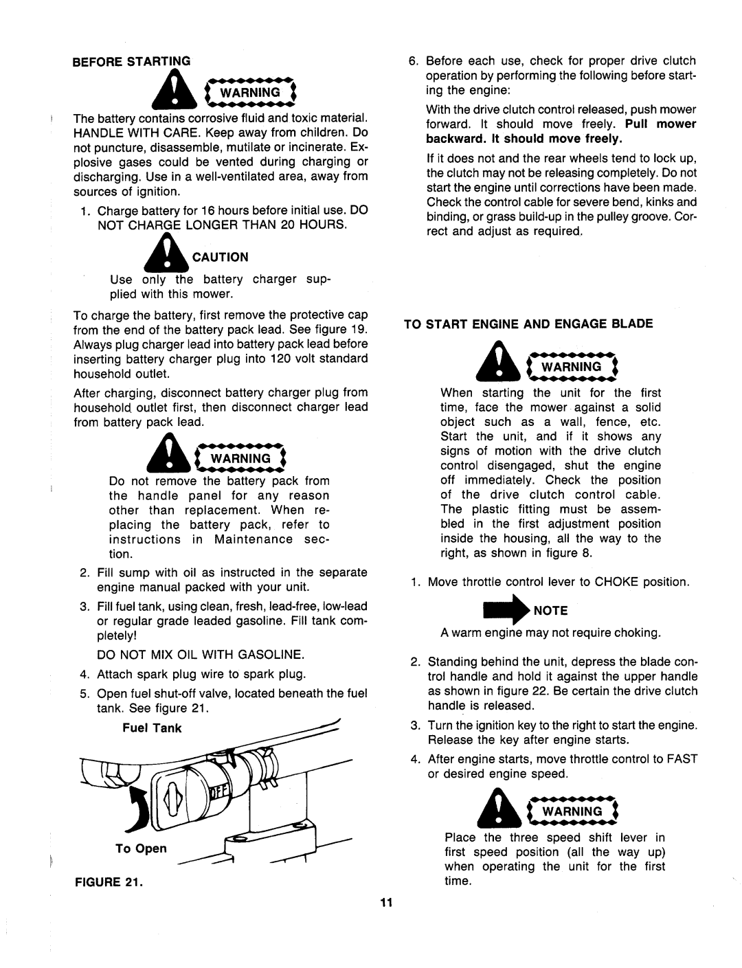 MTD 126-367-000 manual 