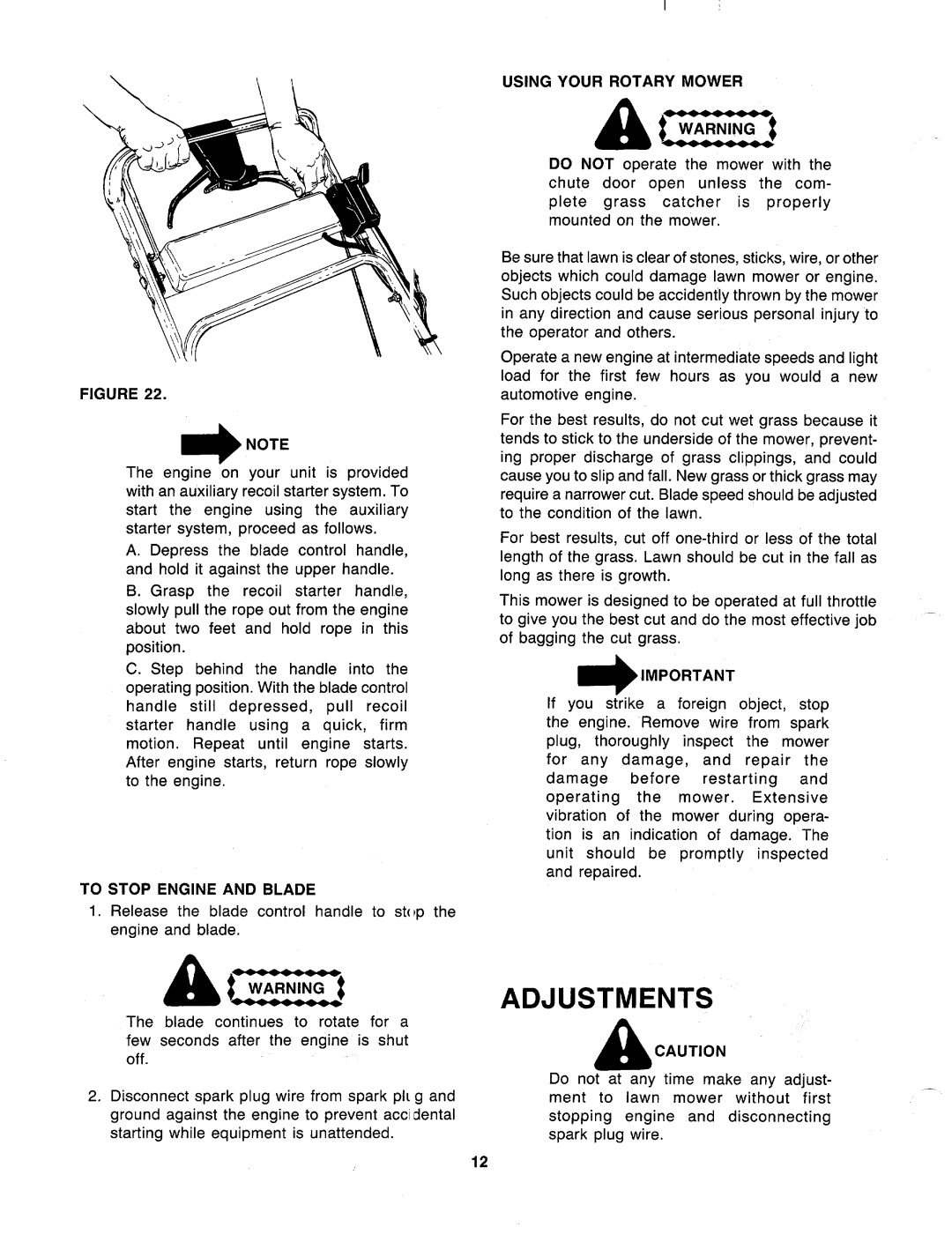 MTD 126-367-000 manual 