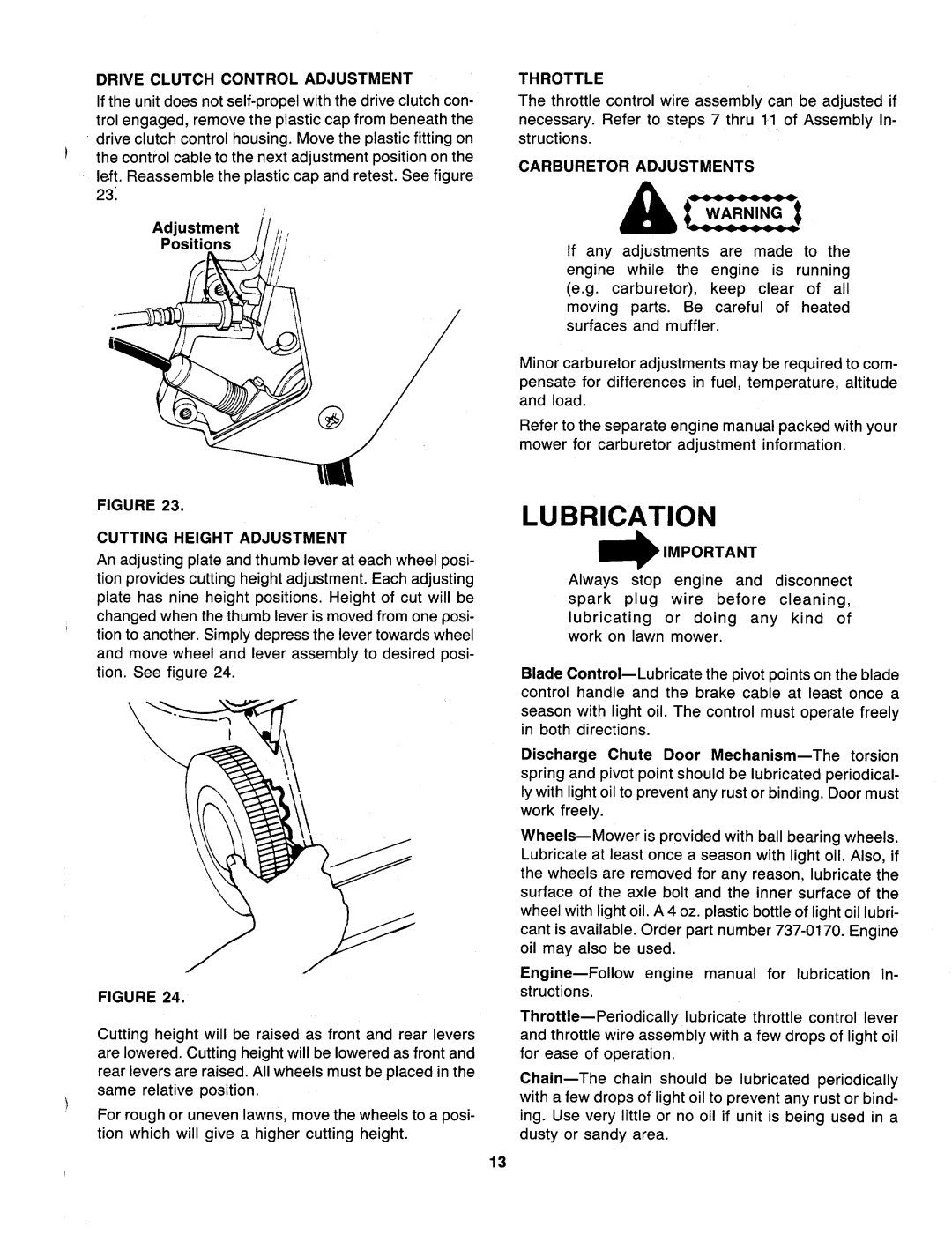 MTD 126-367-000 manual 