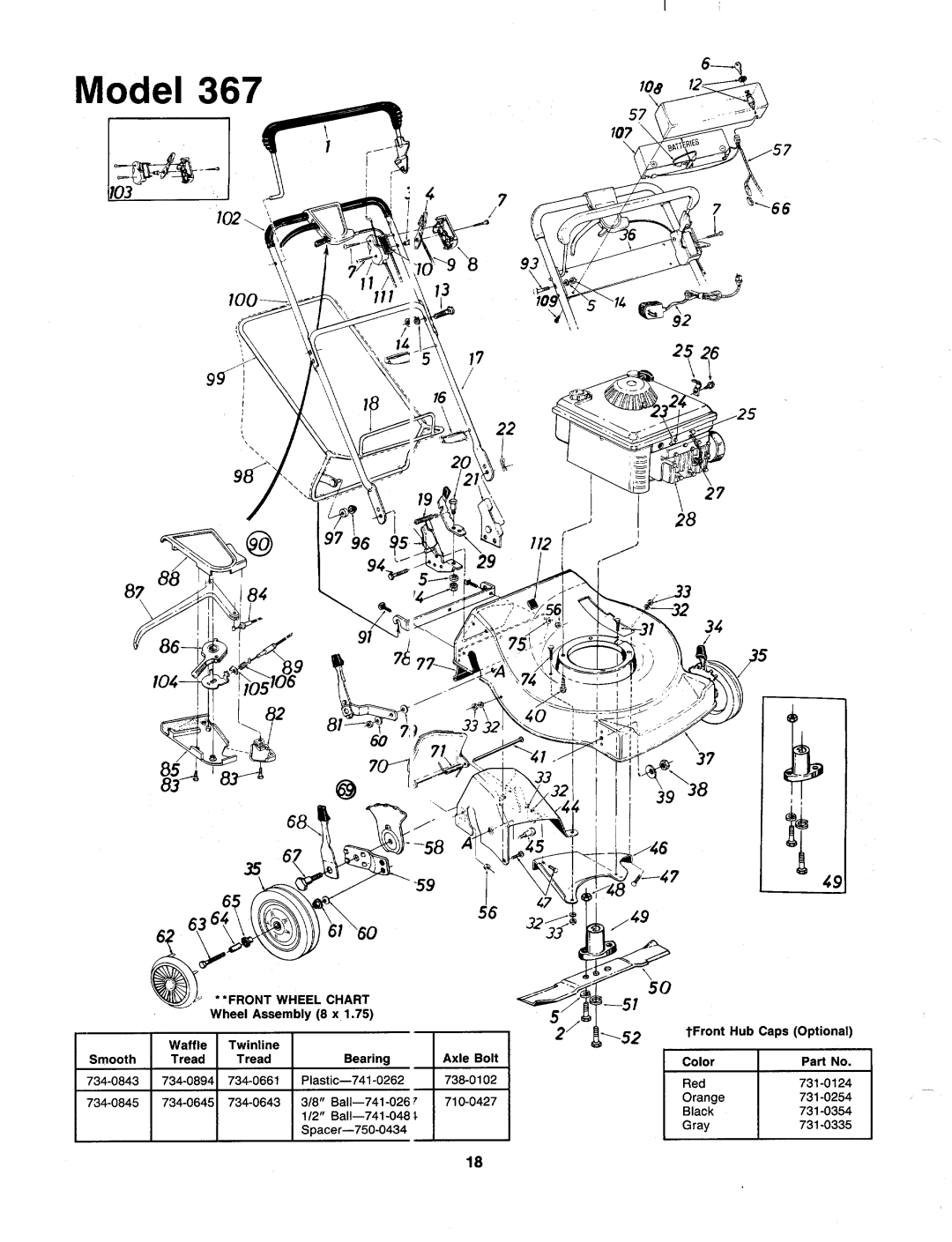 MTD 126-367-000 manual 