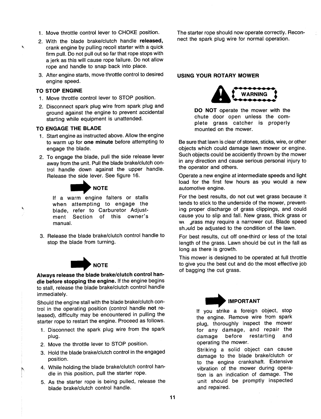 MTD 126-374-000 manual 