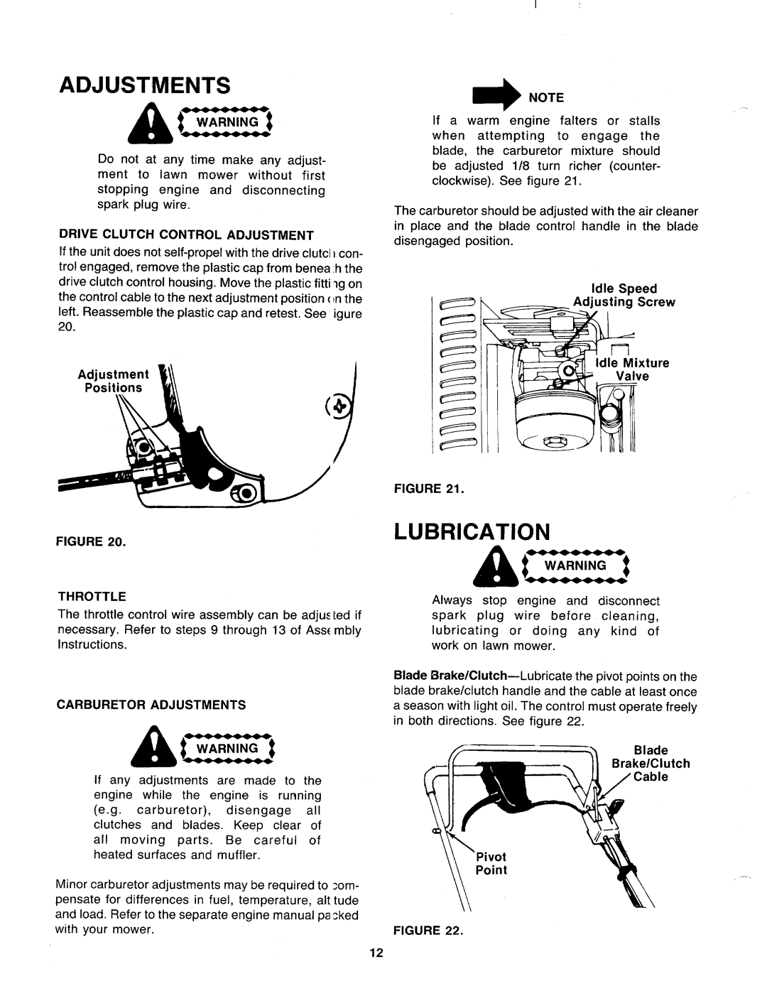 MTD 126-374-000 manual 