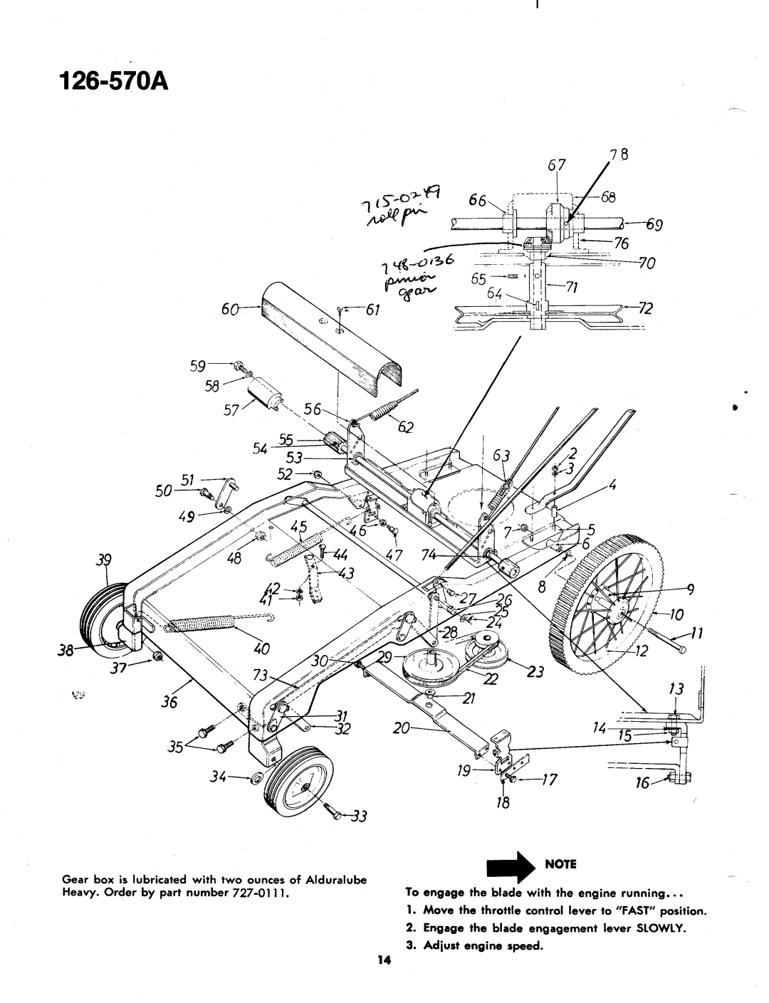 MTD 126-570A manual 