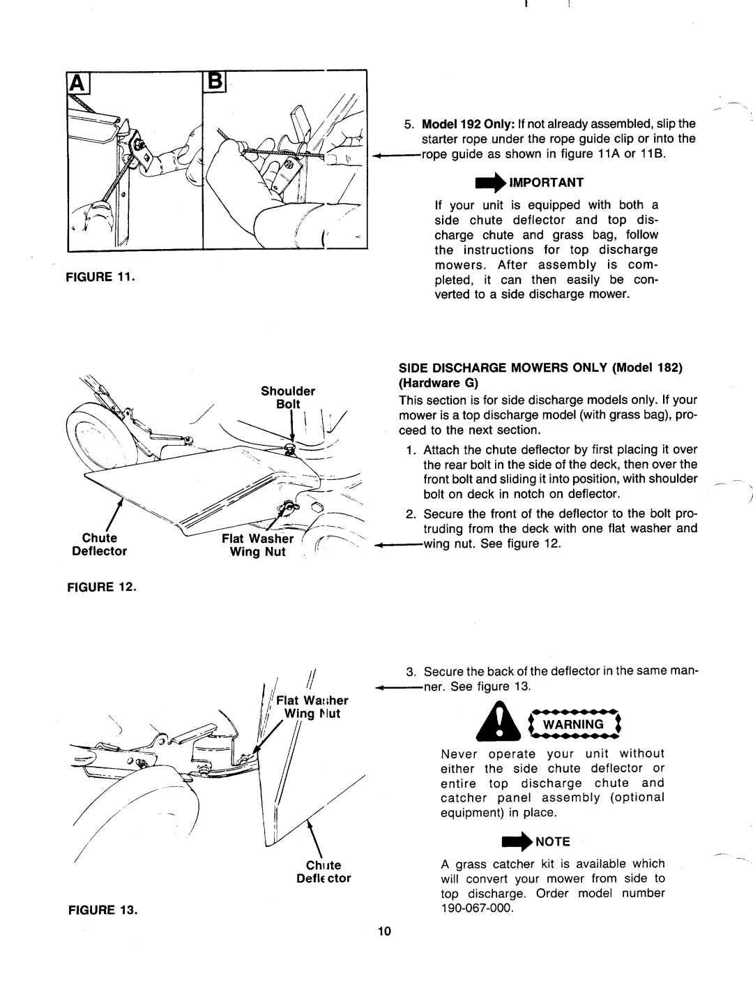 MTD 127-192-000, 127-182-000 manual 