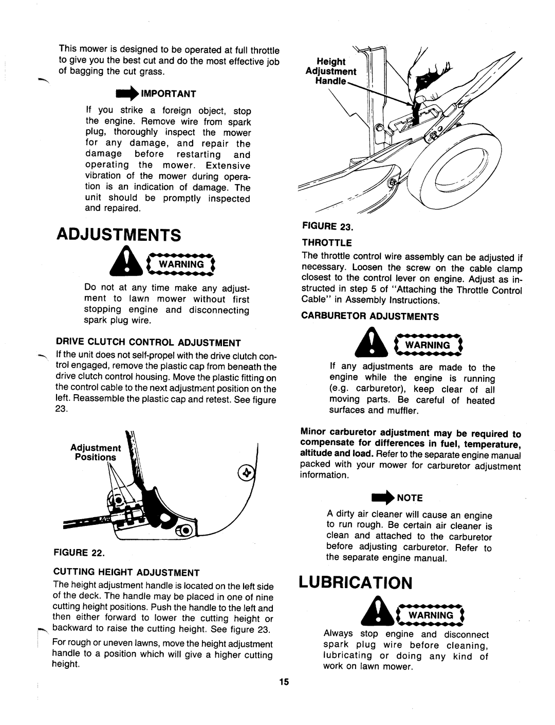 MTD 127-182-000, 127-192-000 manual 