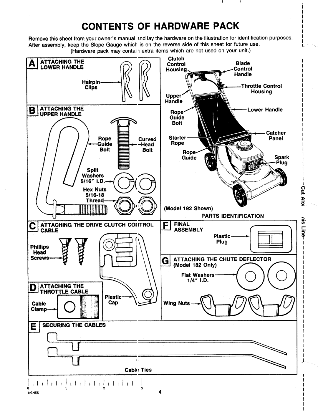 MTD 127-192-000, 127-182-000 manual 