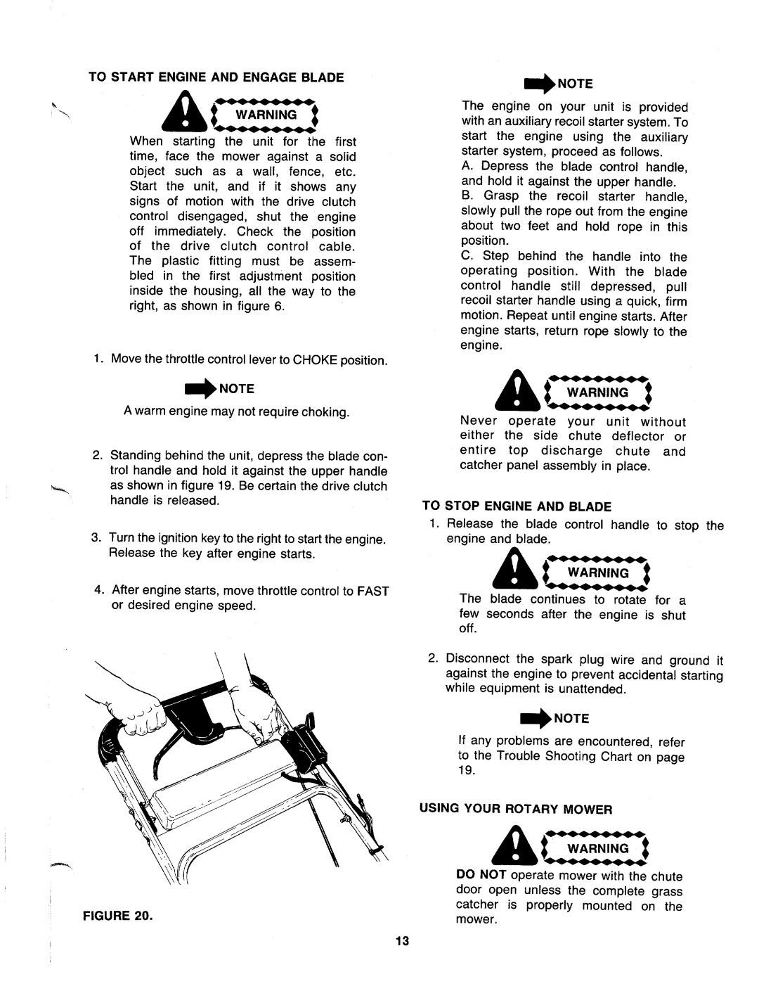 MTD 127-196-000 manual 