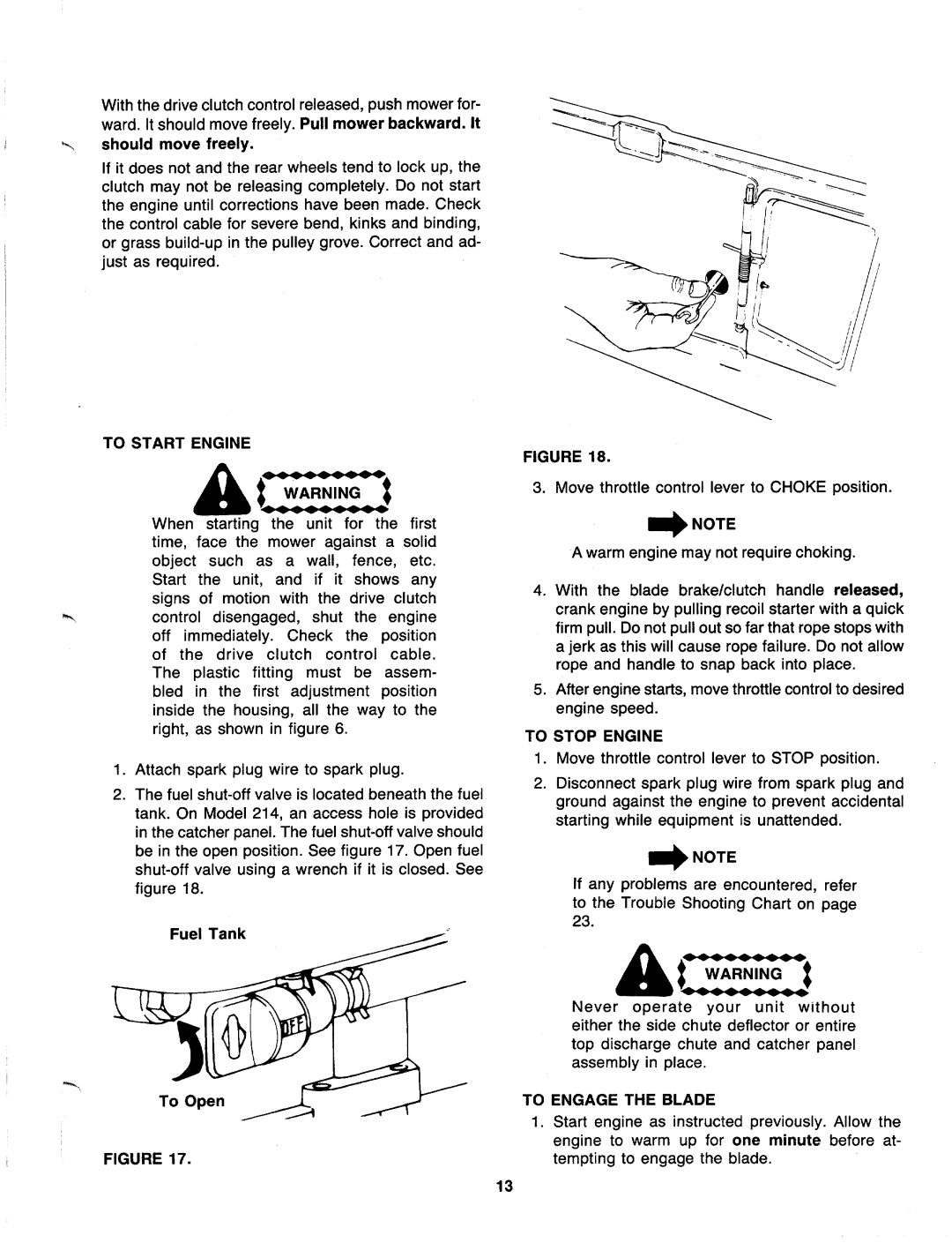 MTD 127-204-000, 127-214-000 manual 