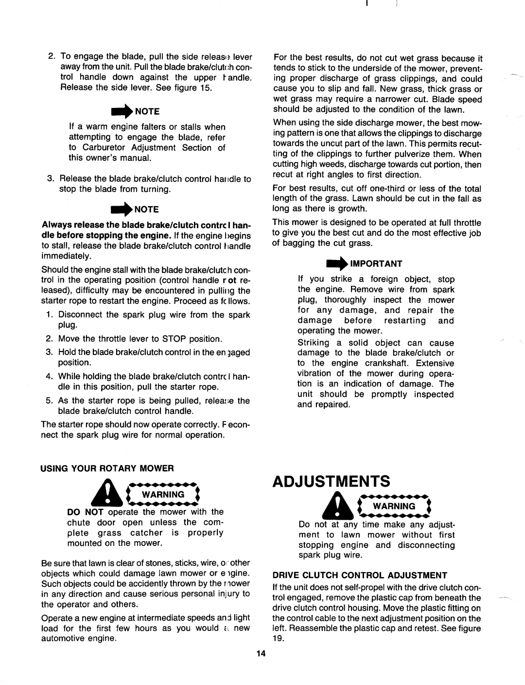 MTD 127-214-000, 127-204-000 manual 