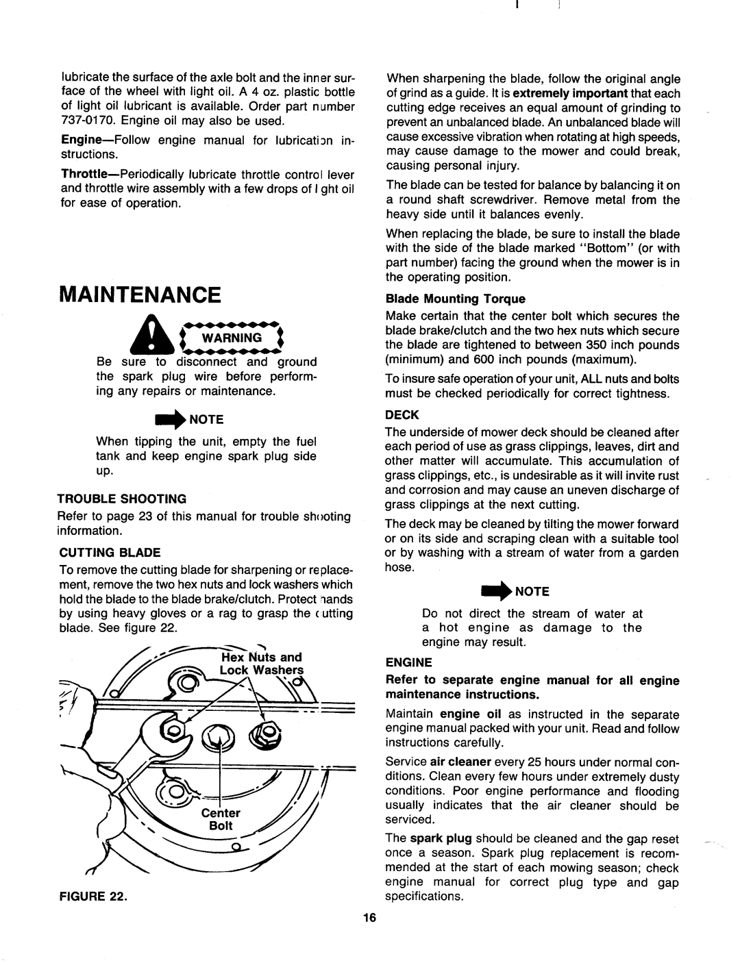 MTD 127-214-000, 127-204-000 manual 