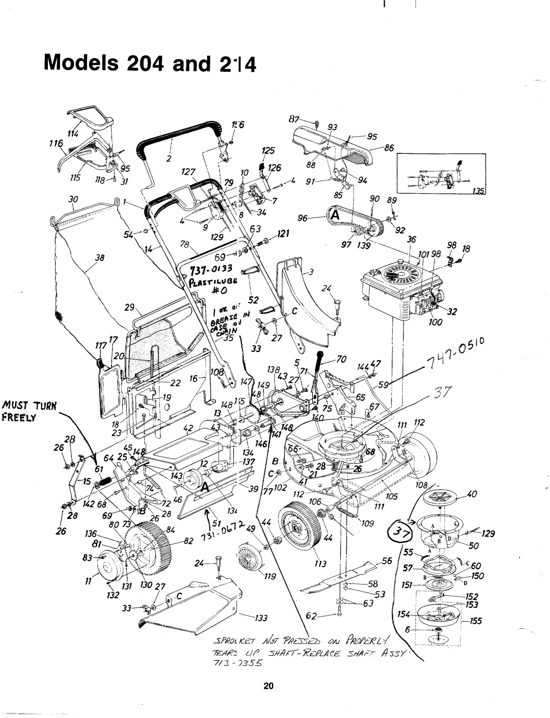 MTD 127-214-000, 127-204-000 manual 