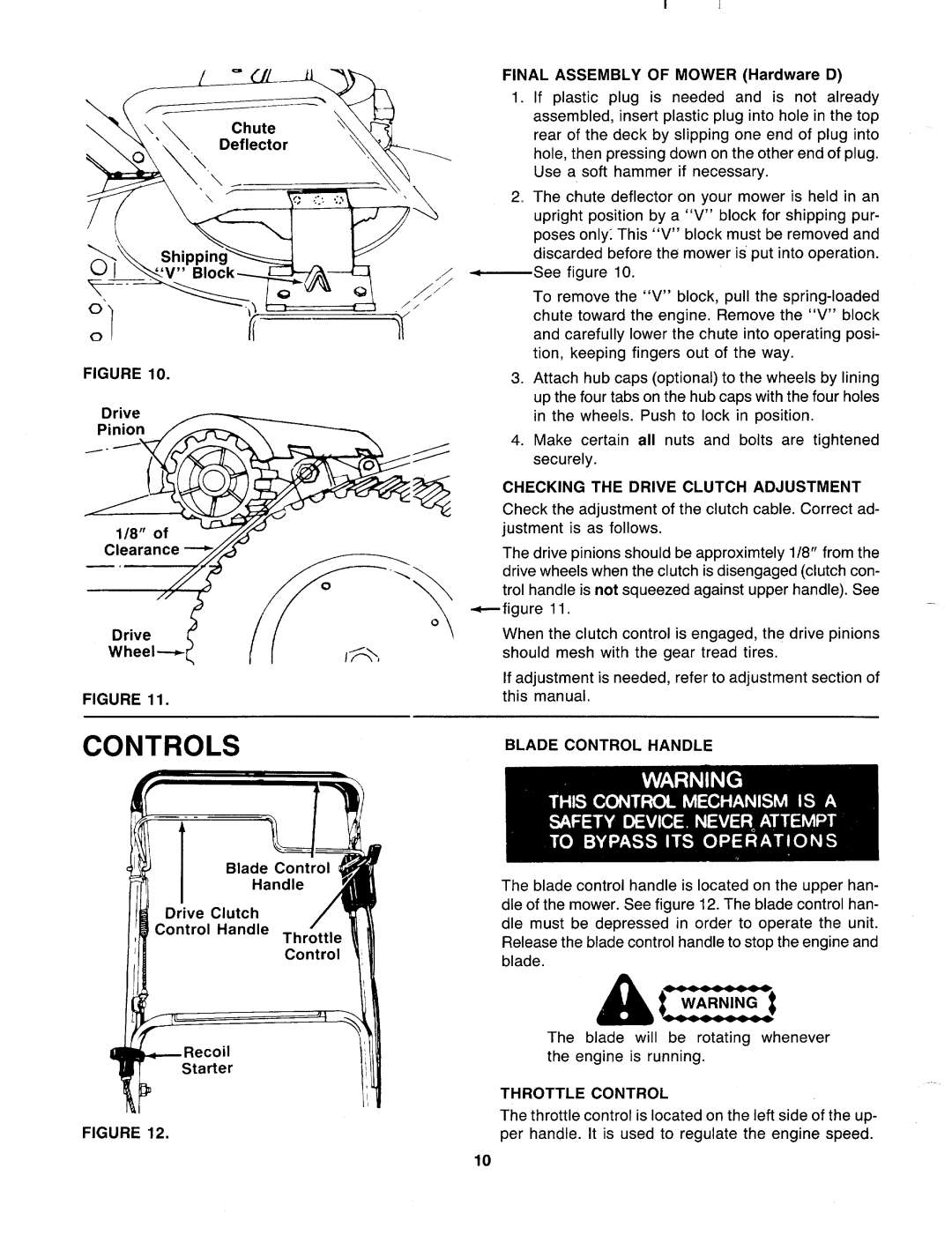 MTD 127-262-000, 127-260-000 manual 