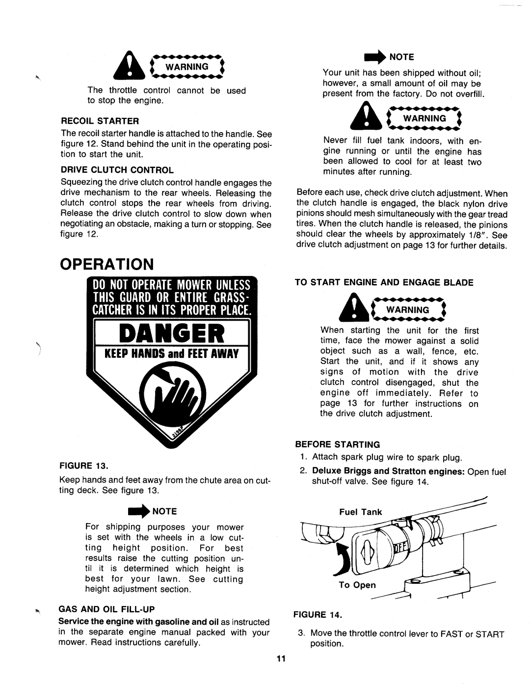 MTD 127-280-000, 127-282-000 manual 