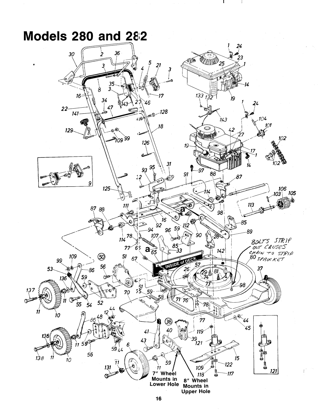 MTD 127-282-000, 127-280-000 manual 