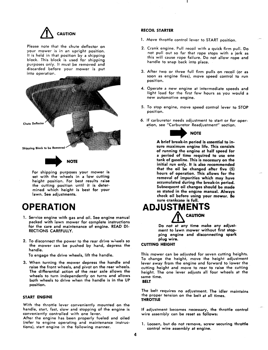 MTD 127-290A, 127-290-300 manual 