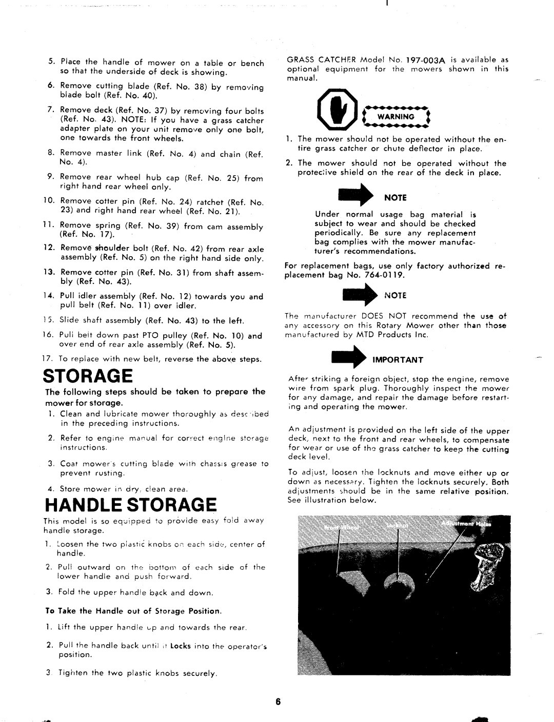 MTD 127-290A, 127-290-300 manual 