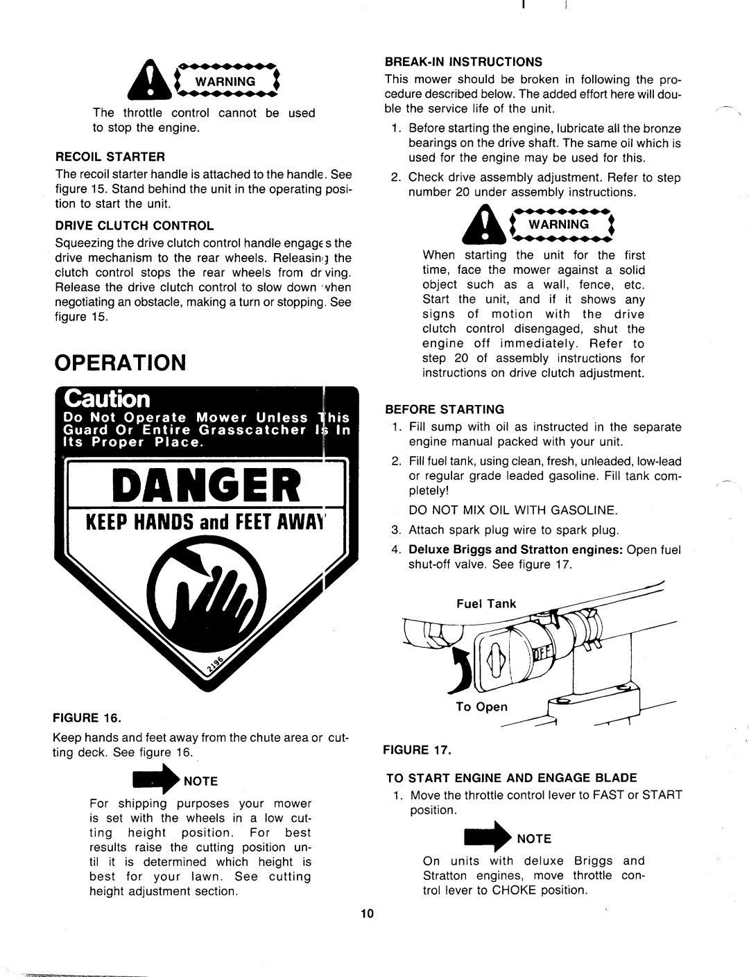 MTD 127-322-000 manual 