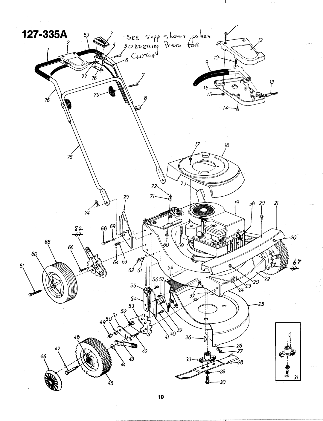 MTD 127-335-300, 127-335A manual 