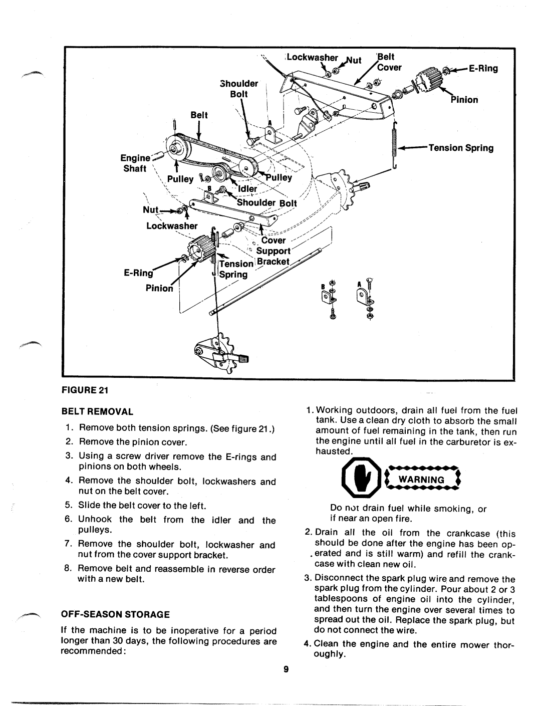 MTD 127-335A, 127-335-300 manual 