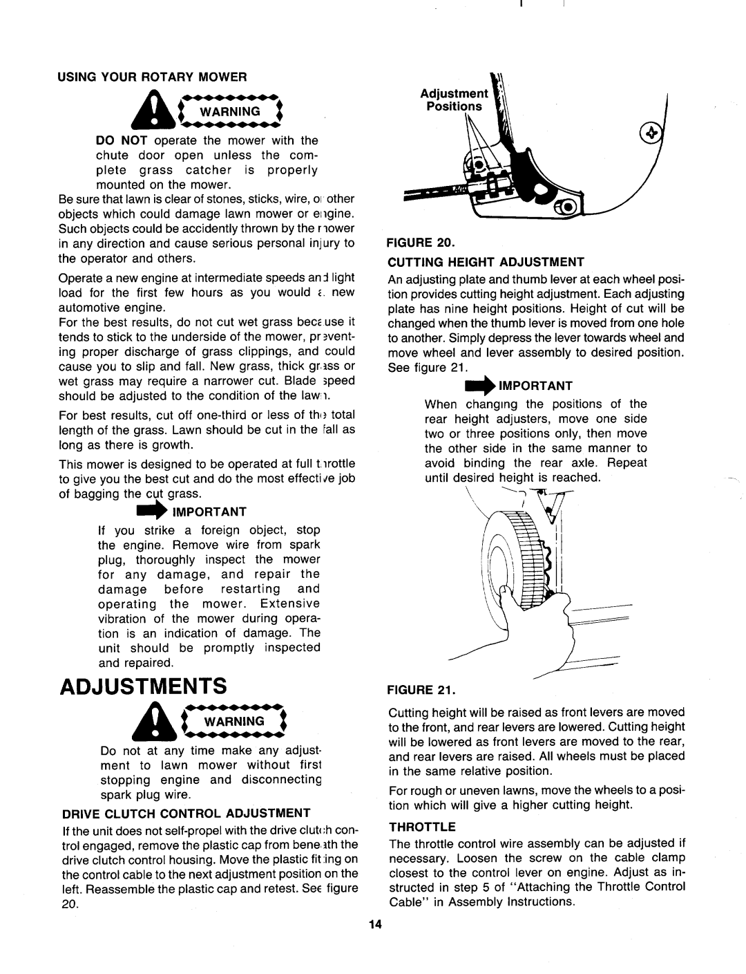 MTD 127-362-000 manual 