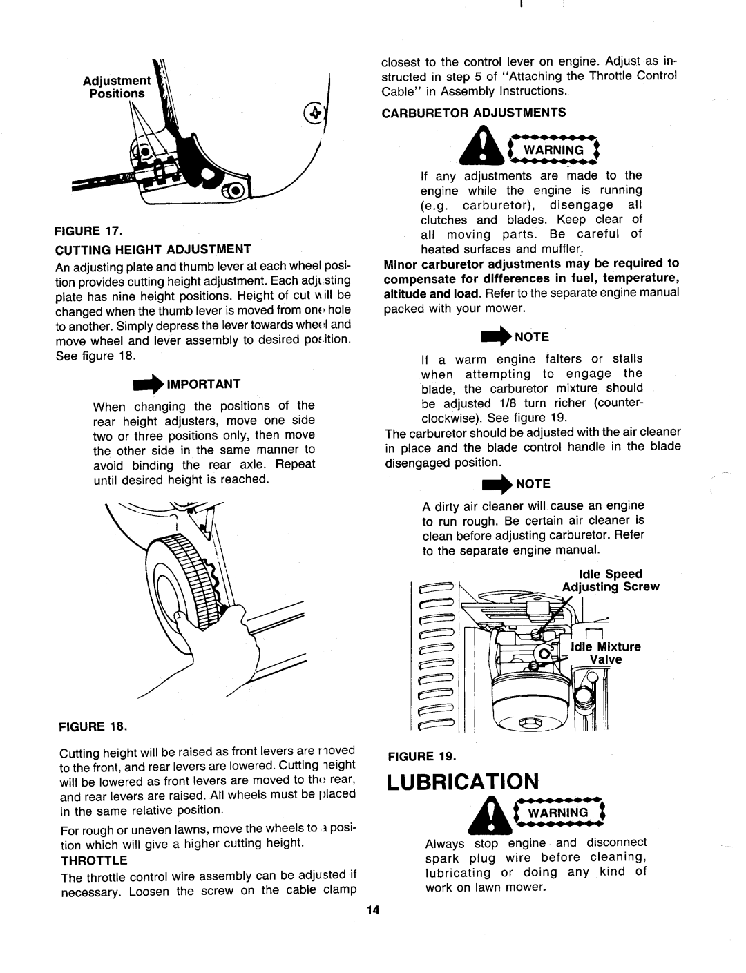 MTD 127-364-000 manual 